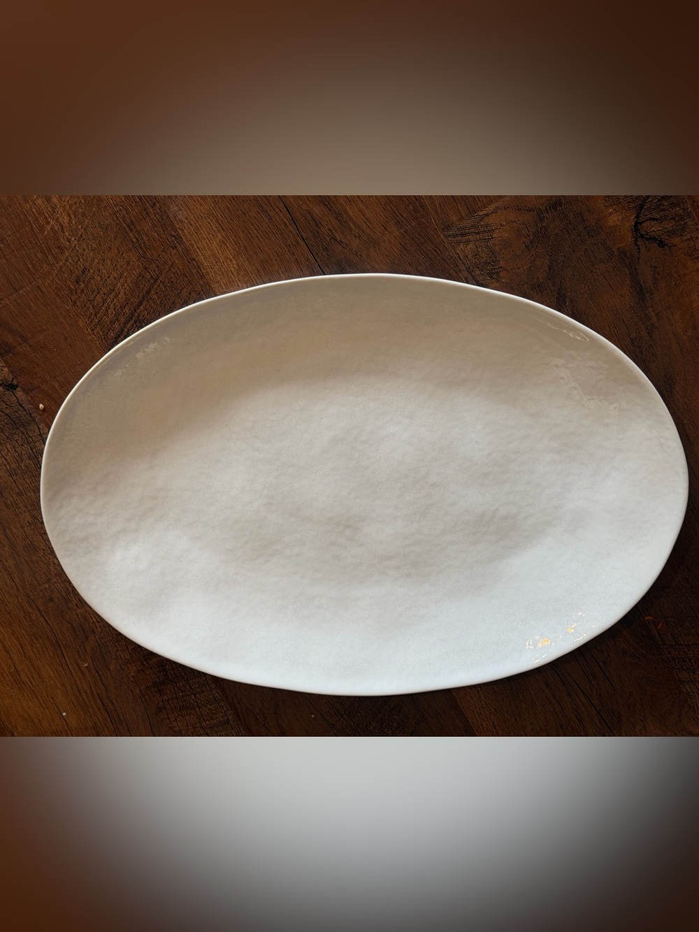 Classic White Oval Serving Platter - Home Dining